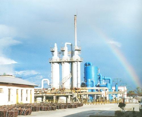 Chambishi smelting offgas-based sulfuric acid plant in Zambia
