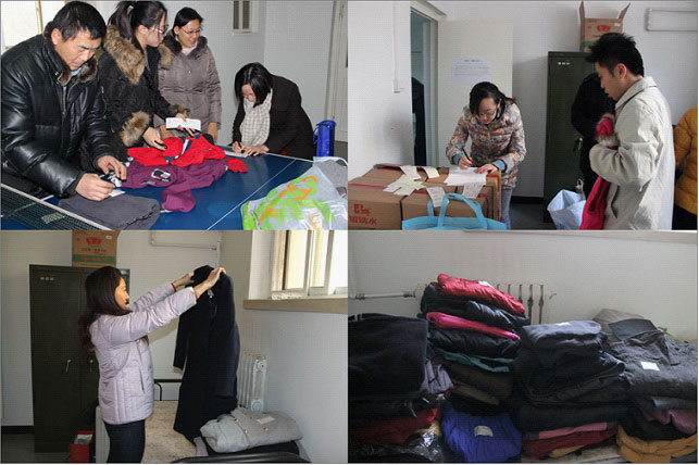 “Warm Winter with Clothing Donations”